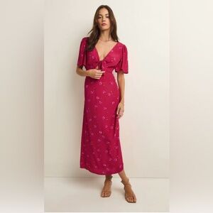 Z Supply Mavis True Love Floral Midi Dress